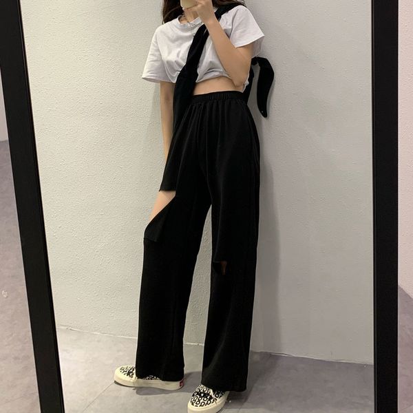 capris ytx131 torn women's breeches in a straight line spring high waist fall pants, Black;white
capris ytx131 torn women's breeches in a straight line spring high waist fall pants, Black;white