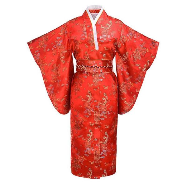 classic kimono bathrobe gown dragon&phoenix women japanese evening party prom dress novelty vintage long clothing ethnic, Red
classic kimono bathrobe gown dragon&phoenix women japanese evening party prom dress novelty vintage long clothing ethnic, Red