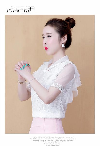 women's blouses & shirts short sleeved white shirt korean spring and summer dress foreign style bow lace design sense niche versatile
women's blouses & shirts short sleeved white shirt korean spring and summer dress foreign style bow lace design sense niche versatile
