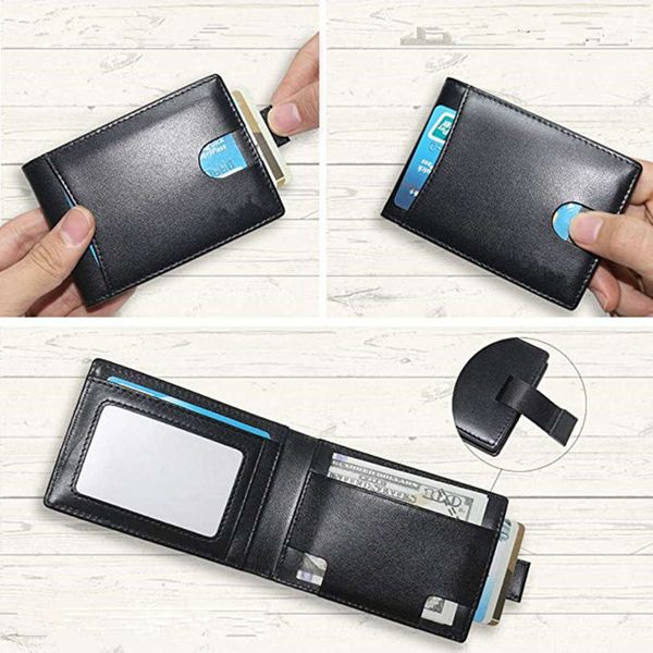 the wallet business men's ultra thin fashion multi card wallet simple and creative leather wallet with card, Black
the wallet business men's ultra thin fashion multi card wallet simple and creative leather wallet with card, Black
