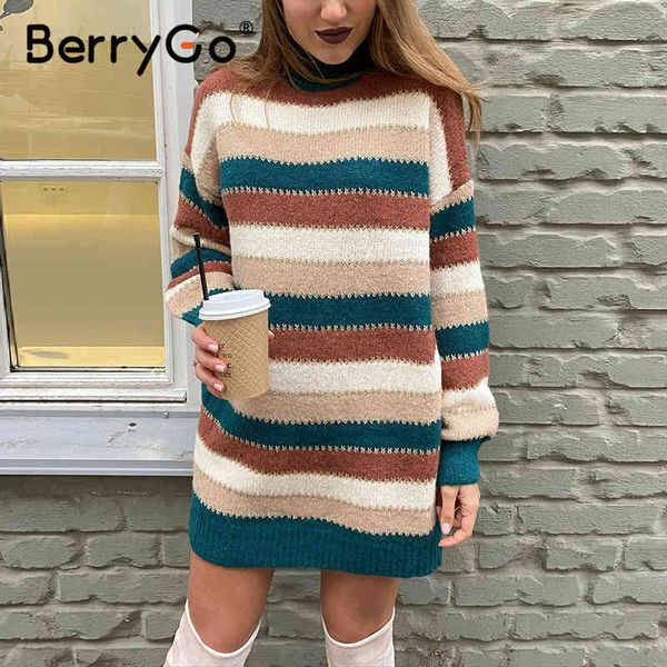 berrygo knitted color stripe sweater dress jumper loose long sleeve women warm elegant patchwork drop-shoulder 210513, Black;gray
berrygo knitted color stripe sweater dress jumper loose long sleeve women warm elegant patchwork drop-shoulder 210513, Black;gray