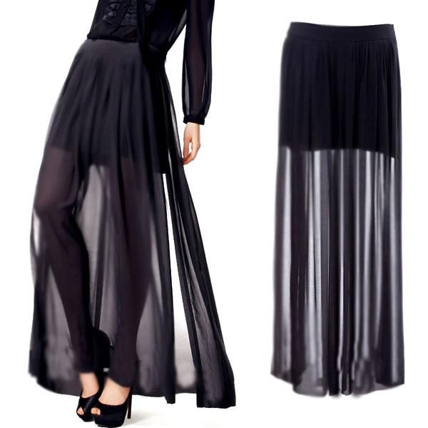 skirts summer fashion customize womens see through sheer high side split skirt black pleated chiffon maxi long
skirts summer fashion customize womens see through sheer high side split skirt black pleated chiffon maxi long