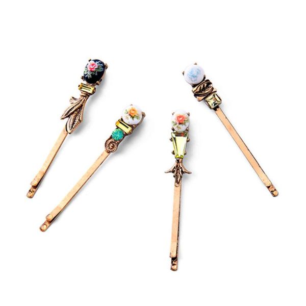 hair clips 4pcs women's hairpins flowers word folders retro wild simple lovely small fresh personality hairdress
hair clips 4pcs women's hairpins flowers word folders retro wild simple lovely small fresh personality hairdress