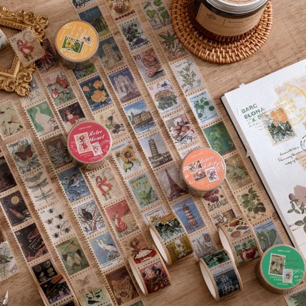 gift wrap 1 roll vintage postage washi stamp sticker retro philatelic museum series diy decorative stickers plant diary decor
gift wrap 1 roll vintage postage washi stamp sticker retro philatelic museum series diy decorative stickers plant diary decor