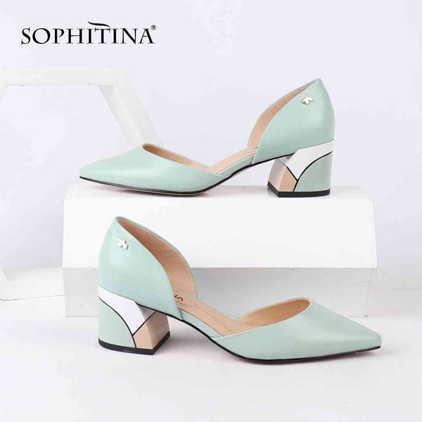 sophitina pointed toe pumps sheepskin fashion shallow casual square heel shoes woman pumps c162 210513, Black
sophitina pointed toe pumps sheepskin fashion shallow casual square heel shoes woman pumps c162 210513, Black