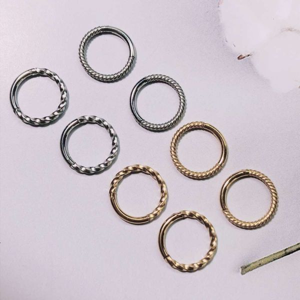 stainless steel nose ring earrings 316l closed open coil twist rope puncture jewelry
stainless steel nose ring earrings 316l closed open coil twist rope puncture jewelry