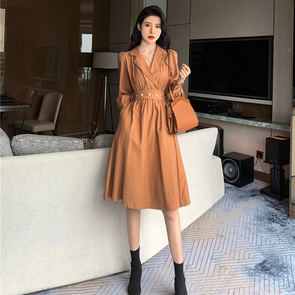 dresses all-match casual plus waist-controlled cute girls autumn chic loose sweet gentle women a-line long es, Black;gray
dresses all-match casual plus waist-controlled cute girls autumn chic loose sweet gentle women a-line long es, Black;gray