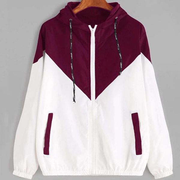 women's jackets women windbreaker jacket female zipper pockets casual long sleeves coats hooded basic autumn two tone, Black;brown
women's jackets women windbreaker jacket female zipper pockets casual long sleeves coats hooded basic autumn two tone, Black;brown