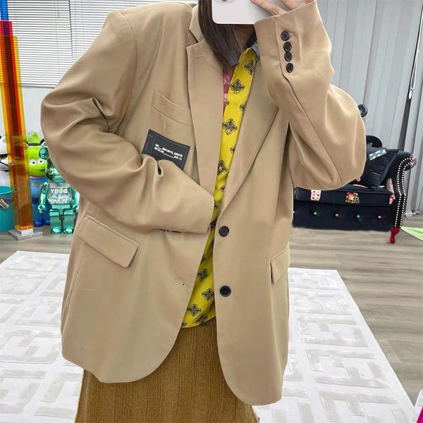 women's suits & blazers 2021 spring autumn elegant outwear fashion print women overcoat cotton loose casual men coat t54, White;black
women's suits & blazers 2021 spring autumn elegant outwear fashion print women overcoat cotton loose casual men coat t54, White;black