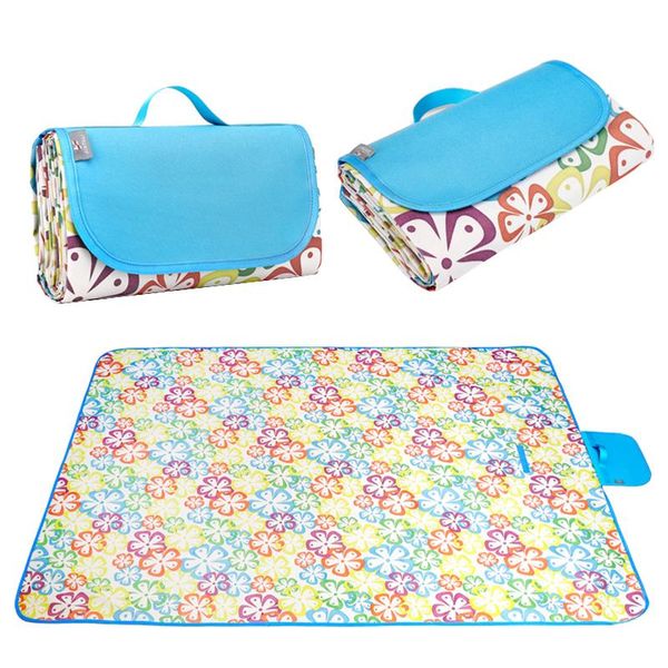 portable outdoor oxford picnic mat with handle large foldable camping moisture-proof printed placemat pads
portable outdoor oxford picnic mat with handle large foldable camping moisture-proof printed placemat pads