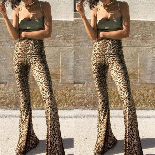 women's pants & capris 2021 vintage fashion women korean style casual leopard high waist flare for ladies, Black;white
women's pants & capris 2021 vintage fashion women korean style casual leopard high waist flare for ladies, Black;white