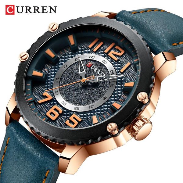 wristwatches curren 2021 fashion r leather men watch casual male quartz waterproof wristwatch relogio masculino, Slivery;brown
wristwatches curren 2021 fashion r leather men watch casual male quartz waterproof wristwatch relogio masculino, Slivery;brown