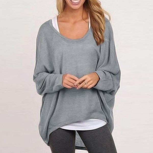 women's blouses & shirts 2021 women blouse fashion ladies over-sized loose long sleeve shirt baggy irregular jumper for, White
women's blouses & shirts 2021 women blouse fashion ladies over-sized loose long sleeve shirt baggy irregular jumper for, White