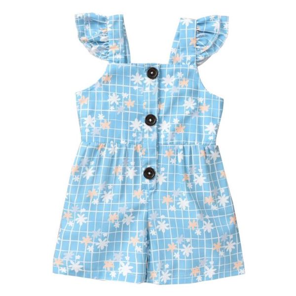 infant summer romper baby girl flower and plaid print sleeve square collar button playsuit girl's dresses, Red;yellow
infant summer romper baby girl flower and plaid print sleeve square collar button playsuit girl's dresses, Red;yellow