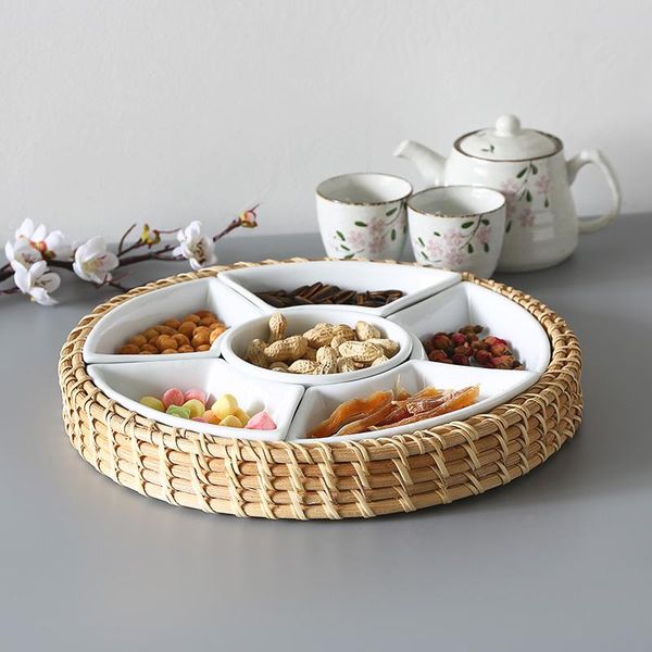 kitchen storage & organization round rattan tray ceramic fruit box plates dinner serving decorative food trays organizer bandeja accessories
kitchen storage & organization round rattan tray ceramic fruit box plates dinner serving decorative food trays organizer bandeja accessories