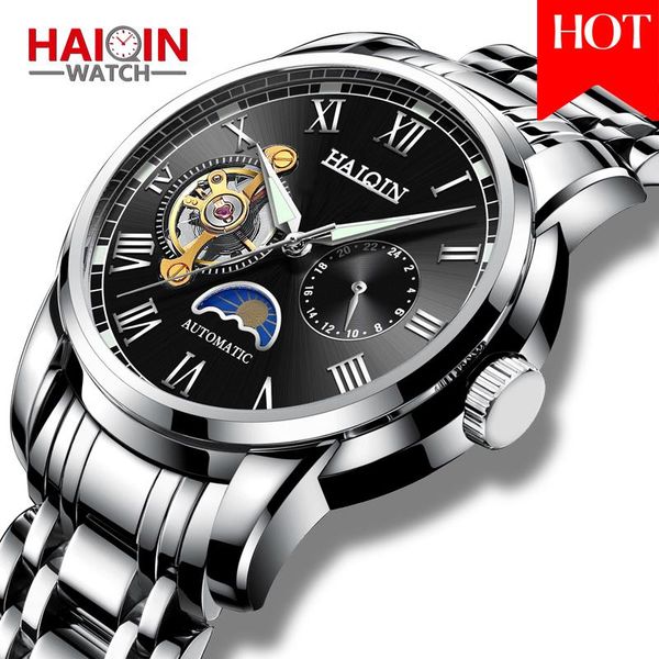 mechanical men's watches watch men casual waterproof clock r phase male steel sport wrist wristwatches, Slivery;brown
mechanical men's watches watch men casual waterproof clock r phase male steel sport wrist wristwatches, Slivery;brown