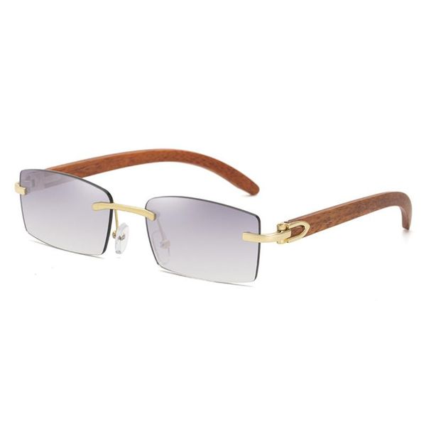 sunglasses wooden arm rimless for men 100% uv400 protection coating eyewear sw07533, White;black
sunglasses wooden arm rimless for men 100% uv400 protection coating eyewear sw07533, White;black