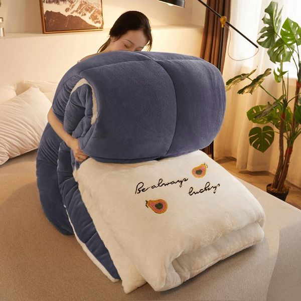 comforters & sets thick warm cashmere duvet winter blanket double-sided comfortable soft plush core in spring and autumn
comforters & sets thick warm cashmere duvet winter blanket double-sided comfortable soft plush core in spring and autumn