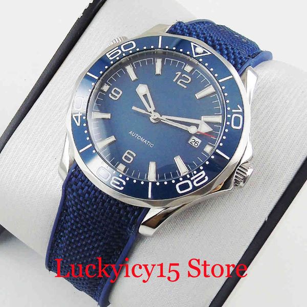 bliger no mechanical men watch 41 mm sier colour case sapphire glass ceramic beads rubber band automatic watches, Slivery;brown
bliger no mechanical men watch 41 mm sier colour case sapphire glass ceramic beads rubber band automatic watches, Slivery;brown
