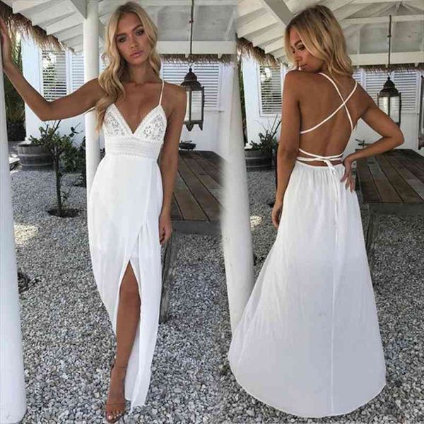 size s-xl women sleeveless white color backless bandage v-neck maxi bohemia style dresses, Black;gray
size s-xl women sleeveless white color backless bandage v-neck maxi bohemia style dresses, Black;gray