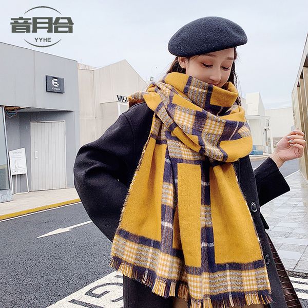 plaid solid color shawl winter warm korean tassel scarf student imitation cashmere lovers, Blue;gray
plaid solid color shawl winter warm korean tassel scarf student imitation cashmere lovers, Blue;gray