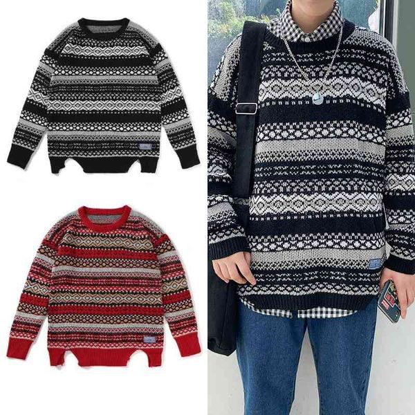 sweaters spring autumn ins trend color contrast knit o-neck pullover jacket loose casual couple wear sweater men's wild, White;black
sweaters spring autumn ins trend color contrast knit o-neck pullover jacket loose casual couple wear sweater men's wild, White;black