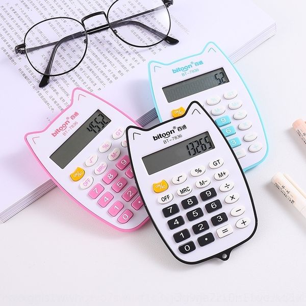 msho small fresh portable cute cat mini candy student candy calculators color calculator portable computer office
msho small fresh portable cute cat mini candy student candy calculators color calculator portable computer office