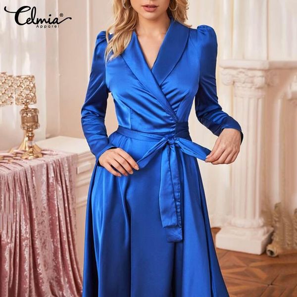 casual dresses celmia women long shirt dress elegant v-neck satin bandage party vestidos 2021 stylish robe longue sleeve midi, Black;gray
casual dresses celmia women long shirt dress elegant v-neck satin bandage party vestidos 2021 stylish robe longue sleeve midi, Black;gray