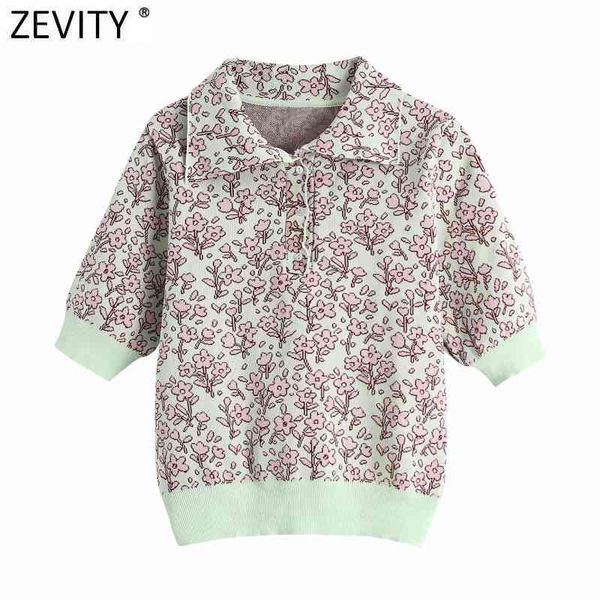 zevity women vintage floral print jacquard knitted sweater female lapel collar short sleeve pullovers chic brand sw808 210419, White;black
zevity women vintage floral print jacquard knitted sweater female lapel collar short sleeve pullovers chic brand sw808 210419, White;black