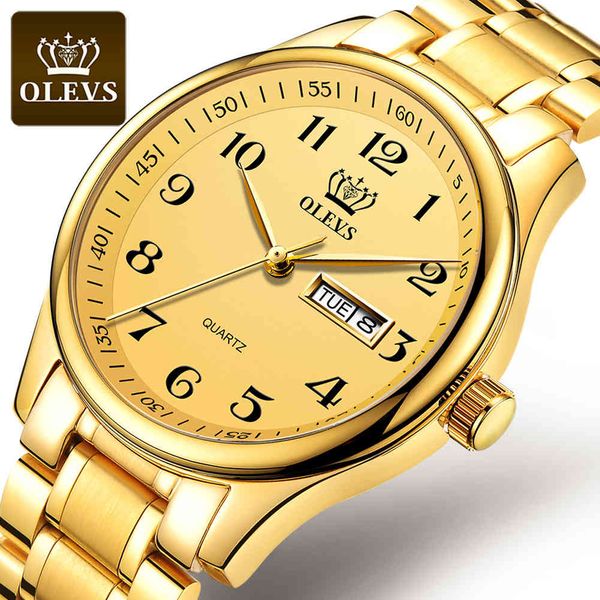 olevs watch men fashion sports quartz full steel gold business mens es brand luxury waterproof g5567, Silver
olevs watch men fashion sports quartz full steel gold business mens es brand luxury waterproof g5567, Silver