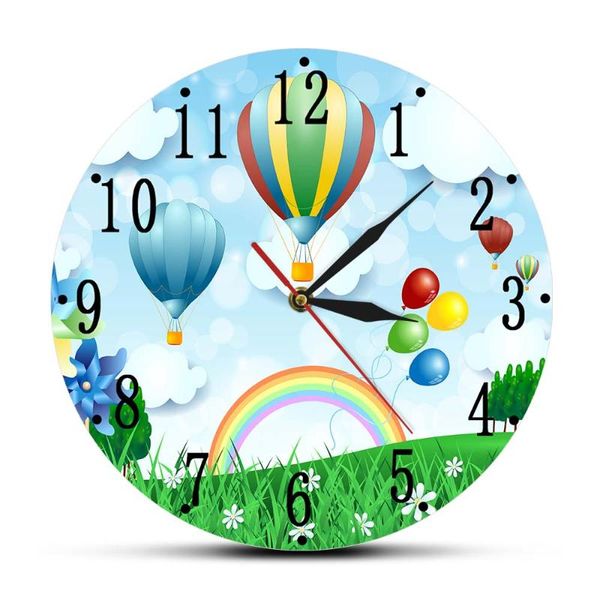 wall clocks air balloons cartoon design clock for kids room silent non ticking print watch spring landscape nursery art decor
wall clocks air balloons cartoon design clock for kids room silent non ticking print watch spring landscape nursery art decor