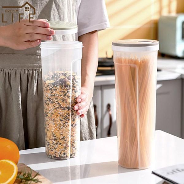 storage bottles & jars kitchen transparent plastic mixed grain case large capacity noodles sealed jar household supplies accessories
storage bottles & jars kitchen transparent plastic mixed grain case large capacity noodles sealed jar household supplies accessories