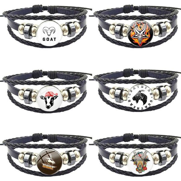 charm bracelets for women men party fashion multi designs glass cabochon black leather bracelet bangle jewelry gifts goat head, Golden;silver
charm bracelets for women men party fashion multi designs glass cabochon black leather bracelet bangle jewelry gifts goat head, Golden;silver