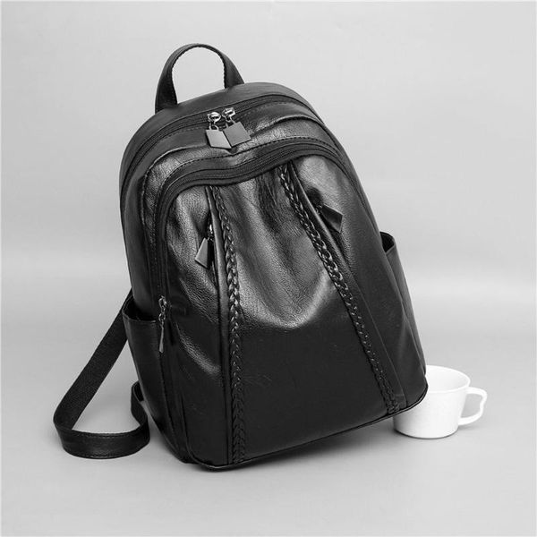 outdoor bags soild fashion women's simple retro zipper contrast color backpack travel bag leather multi-function school for teenage
outdoor bags soild fashion women's simple retro zipper contrast color backpack travel bag leather multi-function school for teenage