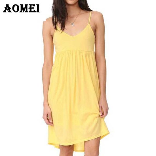 clearance yellow slip dress spaghetti strap cotton casual for women summer sleepwear home dresses loose girls mini tunics robes 210527, Black;red
clearance yellow slip dress spaghetti strap cotton casual for women summer sleepwear home dresses loose girls mini tunics robes 210527, Black;red