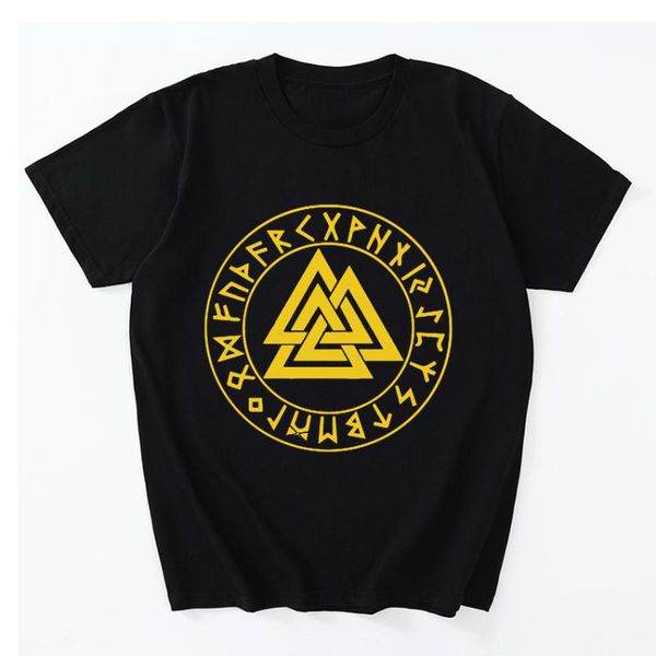 men's t-shirts viking t shirt gold valknut symbol norse golde tee casual cotton loose clothes gift, White;black
men's t-shirts viking t shirt gold valknut symbol norse golde tee casual cotton loose clothes gift, White;black
