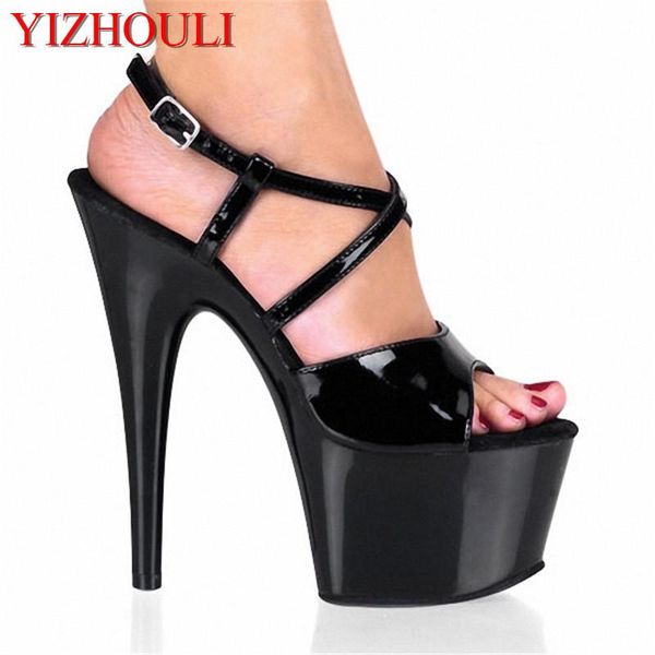 classics black pu leather 17cm high heel sandals super platform dress shoes, party / performance women's dance shoes
classics black pu leather 17cm high heel sandals super platform dress shoes, party / performance women's dance shoes