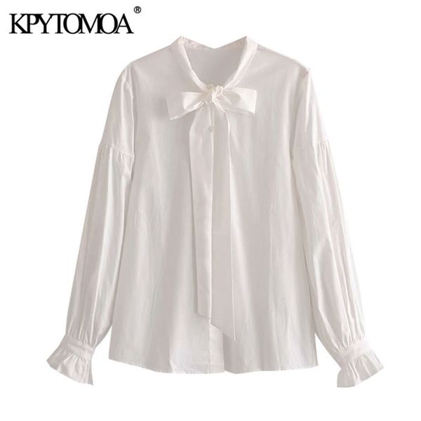 women fashion with bow tied loose soft touch blouses vintage long sleeve button-up female shirts chic 210420, White
women fashion with bow tied loose soft touch blouses vintage long sleeve button-up female shirts chic 210420, White