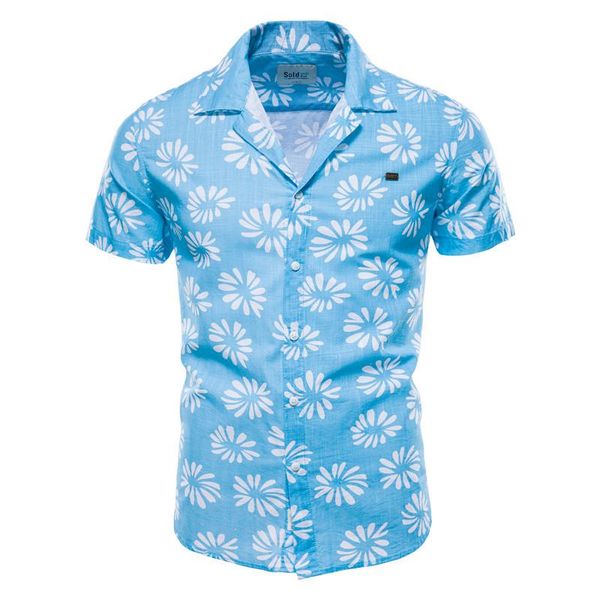 men's casual shirts aiopeson 100% cotton linen shirt men flower printed for summer short-sleeved hawaii, White;black
men's casual shirts aiopeson 100% cotton linen shirt men flower printed for summer short-sleeved hawaii, White;black