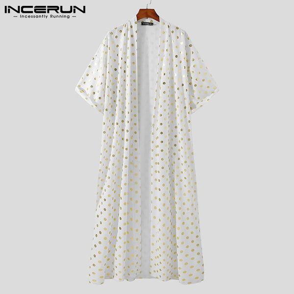 men's casual shirts 2021 men shirt polka dot print half sleeve open stitch fashion cardigan streetwear hawaiian long incerun, White;black
men's casual shirts 2021 men shirt polka dot print half sleeve open stitch fashion cardigan streetwear hawaiian long incerun, White;black
