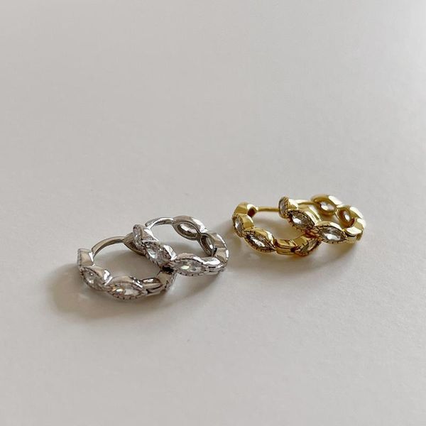 hoop & huggie 925 sterling silver inlaid with diamond ear button light luxury earrings for women designer earing trend 2021 fine jewelry, Golden;silver
hoop & huggie 925 sterling silver inlaid with diamond ear button light luxury earrings for women designer earing trend 2021 fine jewelry, Golden;silver