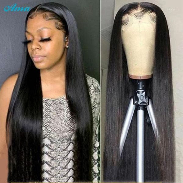 straight lace front wig malaysian 13x4/13x6x1 transparent human hair wigs for black women ama remy 4x4 closure wig1, Black;brown
straight lace front wig malaysian 13x4/13x6x1 transparent human hair wigs for black women ama remy 4x4 closure wig1, Black;brown