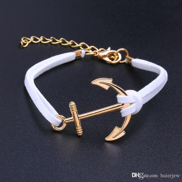 charm bracelets anchor for women men masculina rope 8 leather 5f6h onpl, Golden;silver
charm bracelets anchor for women men masculina rope 8 leather 5f6h onpl, Golden;silver