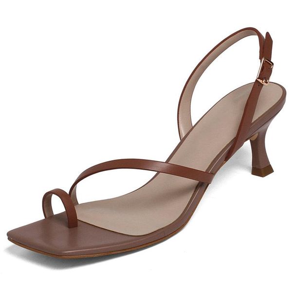 back strap women sandals 2021 summer high heels pumps female est sweet fashion genuine leather party shoes woman, Black
back strap women sandals 2021 summer high heels pumps female est sweet fashion genuine leather party shoes woman, Black