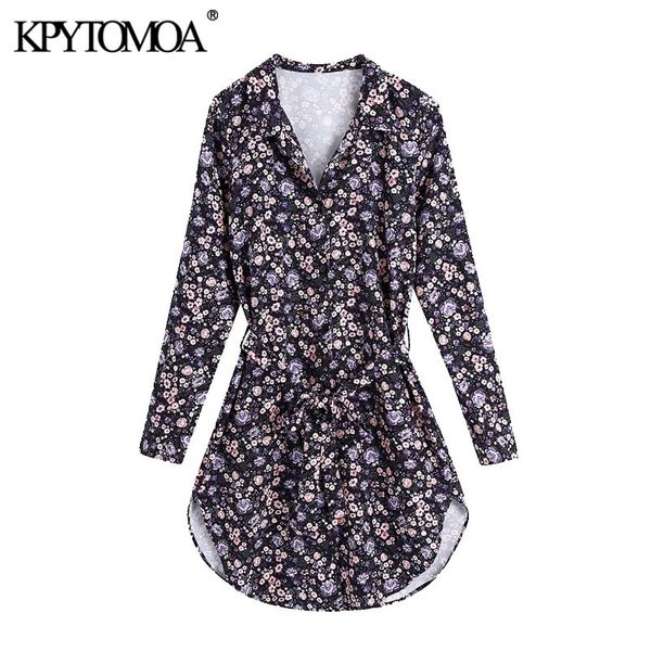 women fashion with belt floral print mini shirt dress vintage long sleeve button-up female dresses vestidos mujer 210416, Black;gray
women fashion with belt floral print mini shirt dress vintage long sleeve button-up female dresses vestidos mujer 210416, Black;gray