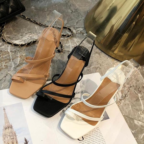 fashion square clip toe sandals slides for women slippers elastic band pumps party narrow, Black
fashion square clip toe sandals slides for women slippers elastic band pumps party narrow, Black