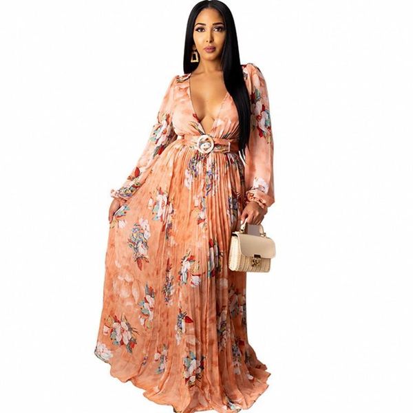 casual dresses bohemia floral print maxi for women spring autumn deep v neck robes fashion elegant night party vestidos dress 23o3, Black;gray
casual dresses bohemia floral print maxi for women spring autumn deep v neck robes fashion elegant night party vestidos dress 23o3, Black;gray