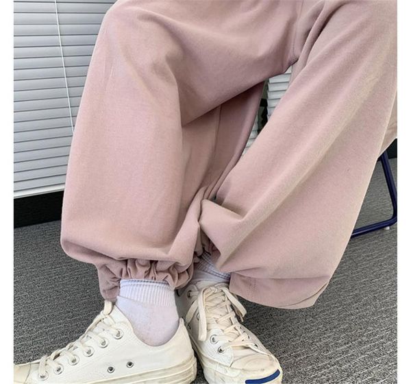women's pants & capris casual women all-match joggers 2021 spring pink lovely sweet oversized bf female trousers pure loose straight, Black;white
women's pants & capris casual women all-match joggers 2021 spring pink lovely sweet oversized bf female trousers pure loose straight, Black;white