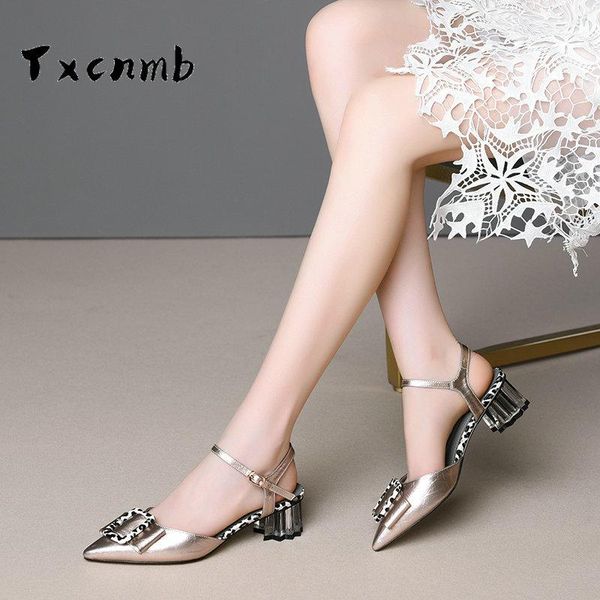 dress shoes fashion office women's sandals med heel comfortable square cow leather buckle strap casual, Black
dress shoes fashion office women's sandals med heel comfortable square cow leather buckle strap casual, Black