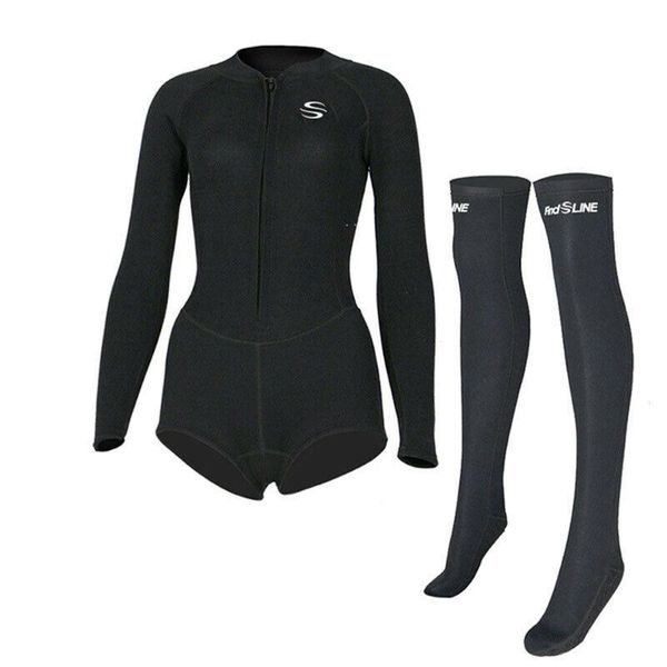 swim wear women diving bikini swimwear suit 2mm neoprene long sleeve surfing socks quick-drying warm conjoined zipper wetsuit sell
swim wear women diving bikini swimwear suit 2mm neoprene long sleeve surfing socks quick-drying warm conjoined zipper wetsuit sell